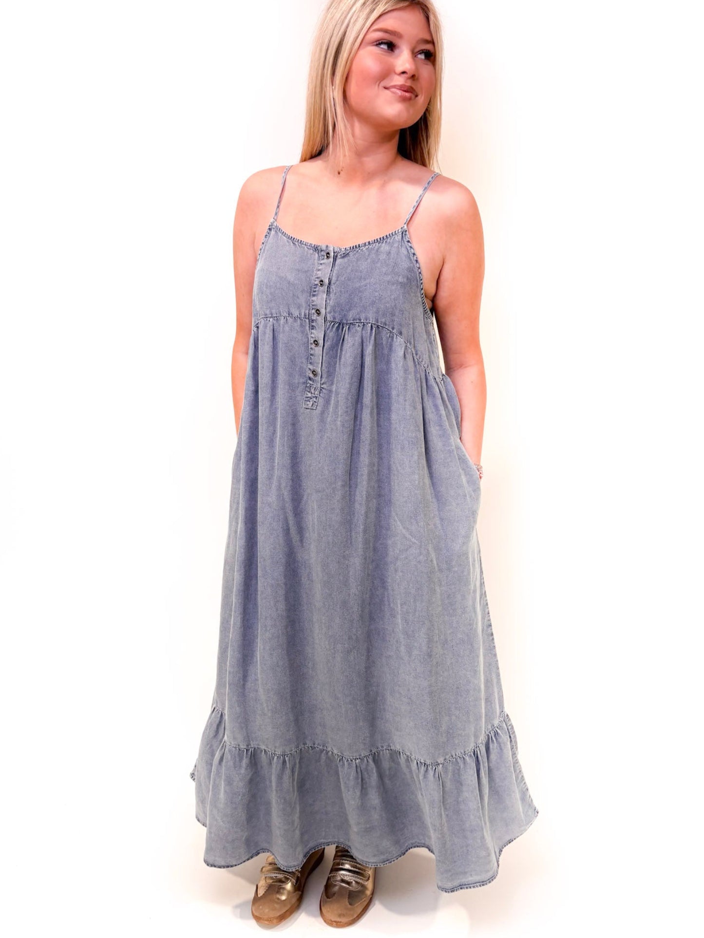 Chambray Dress