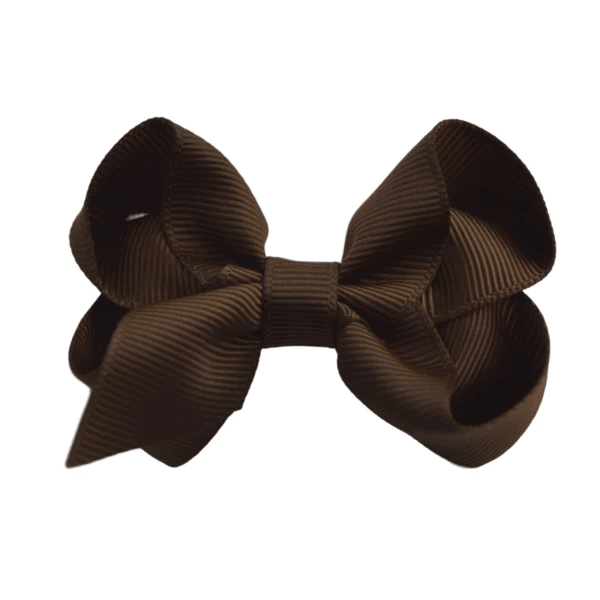 2.5 Solid Grosgrain Bow: Cream / 2.5 Inch