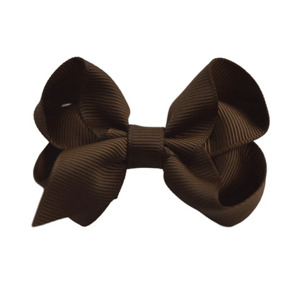 2.5 Solid Grosgrain Bow: Cream / 2.5 Inch