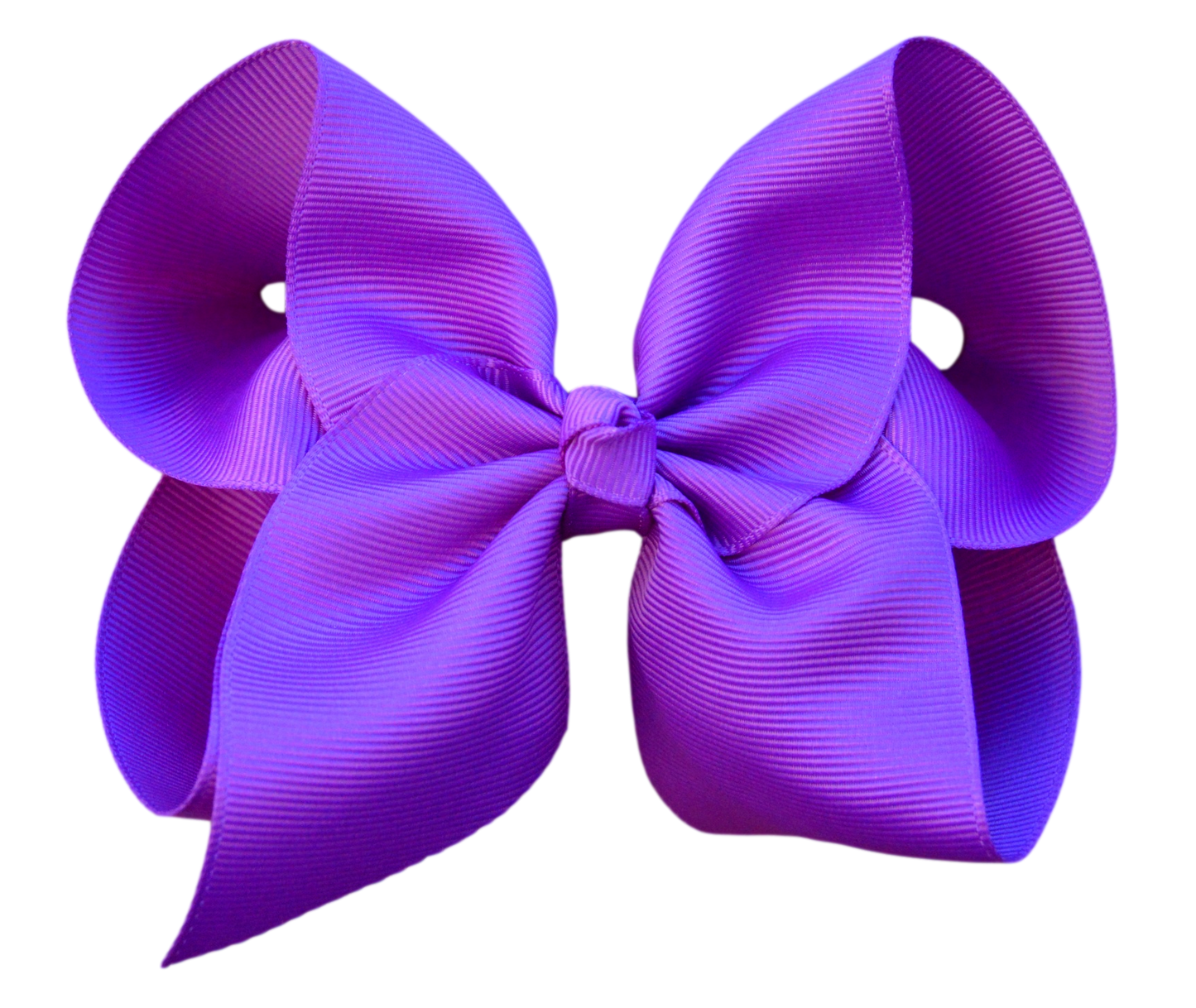 4 inch Solid Grosgrain Bow: Yellow / 4 Inch