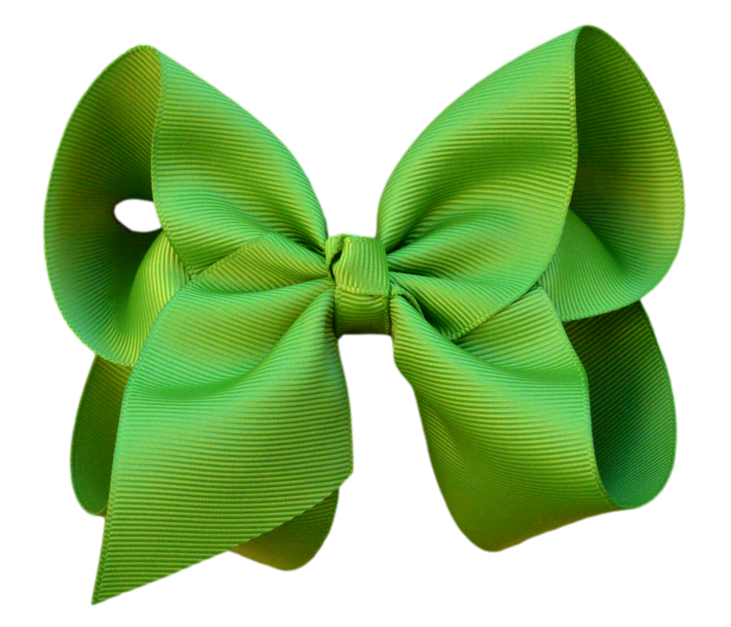 4 inch Solid Grosgrain Bow: Yellow / 4 Inch