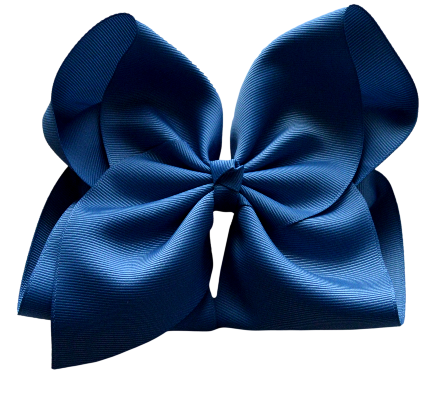 Williamsburg Blue Grosgrain Hair Bow