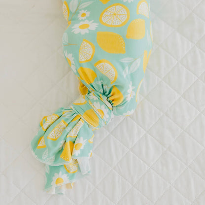 Knit Swaddle Blanket - Lemon