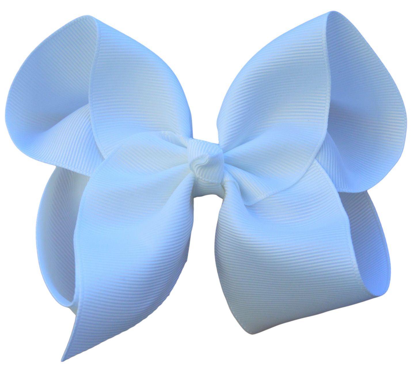 4 inch Solid Grosgrain Bow: Yellow / 4 Inch