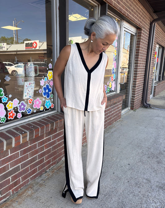 Dolly Linen Pants Set