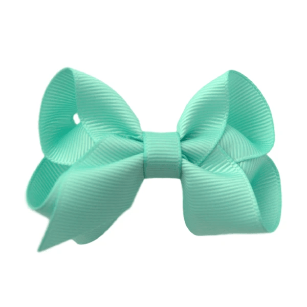 2.5 Solid Grosgrain Bow: Cream / 2.5 Inch