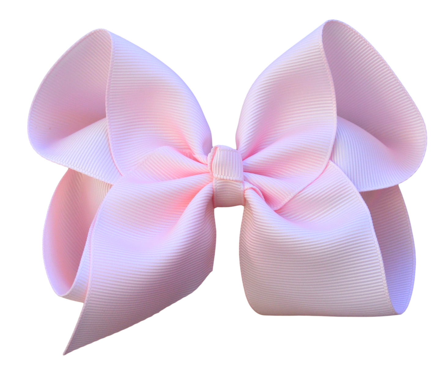 4 inch Solid Grosgrain Bow: Pink / 4 Inch