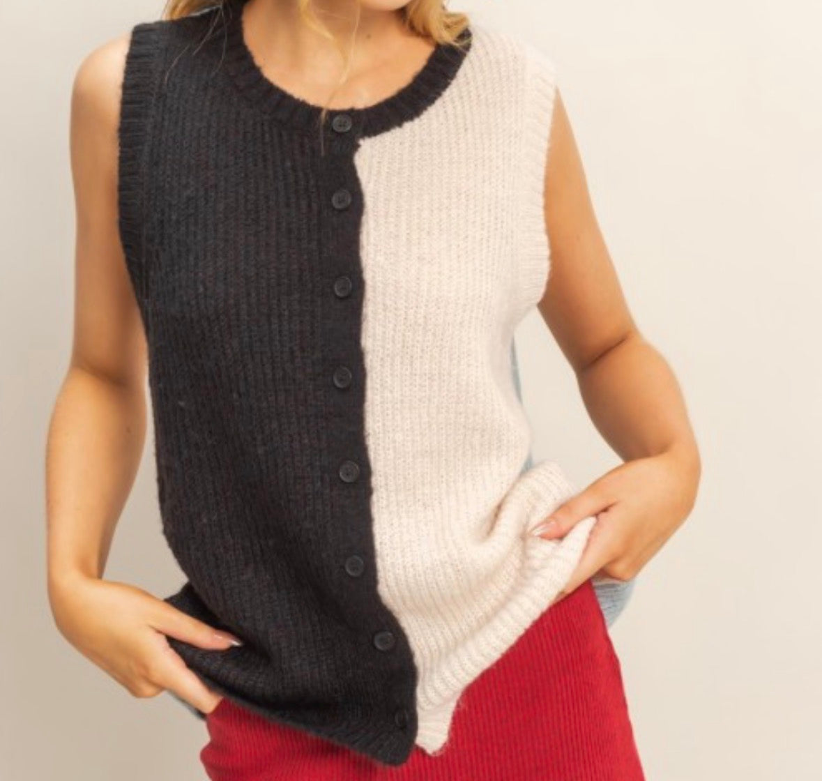 Color Block Sweater