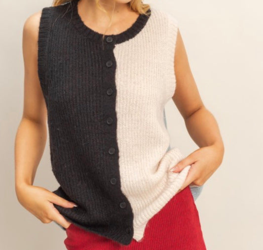 Color Block Sweater
