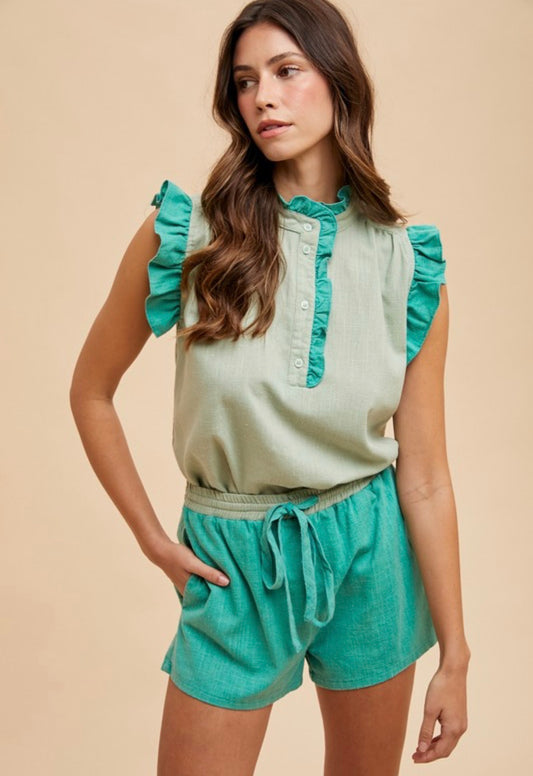 Lucky You Shorts Set