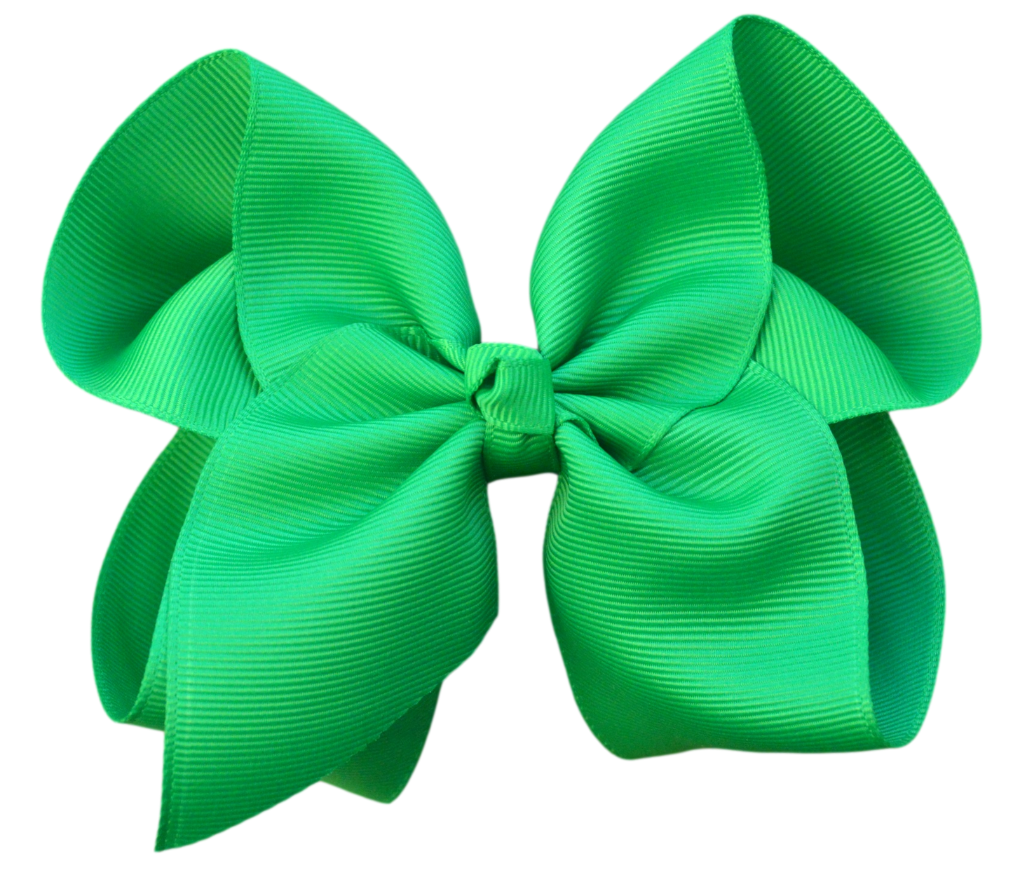 4 inch Solid Grosgrain Bow: Yellow / 4 Inch