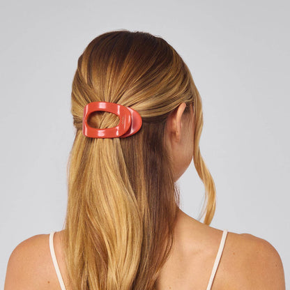 Recycled Plastic Flat Cloud Clip - Cherry