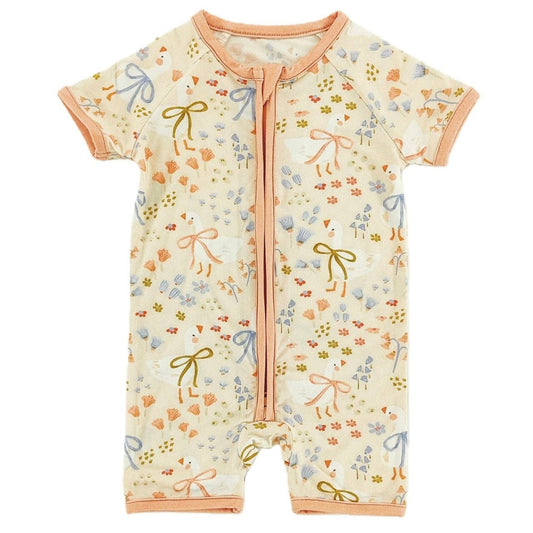 Darling Goose Bamboo Short Romper