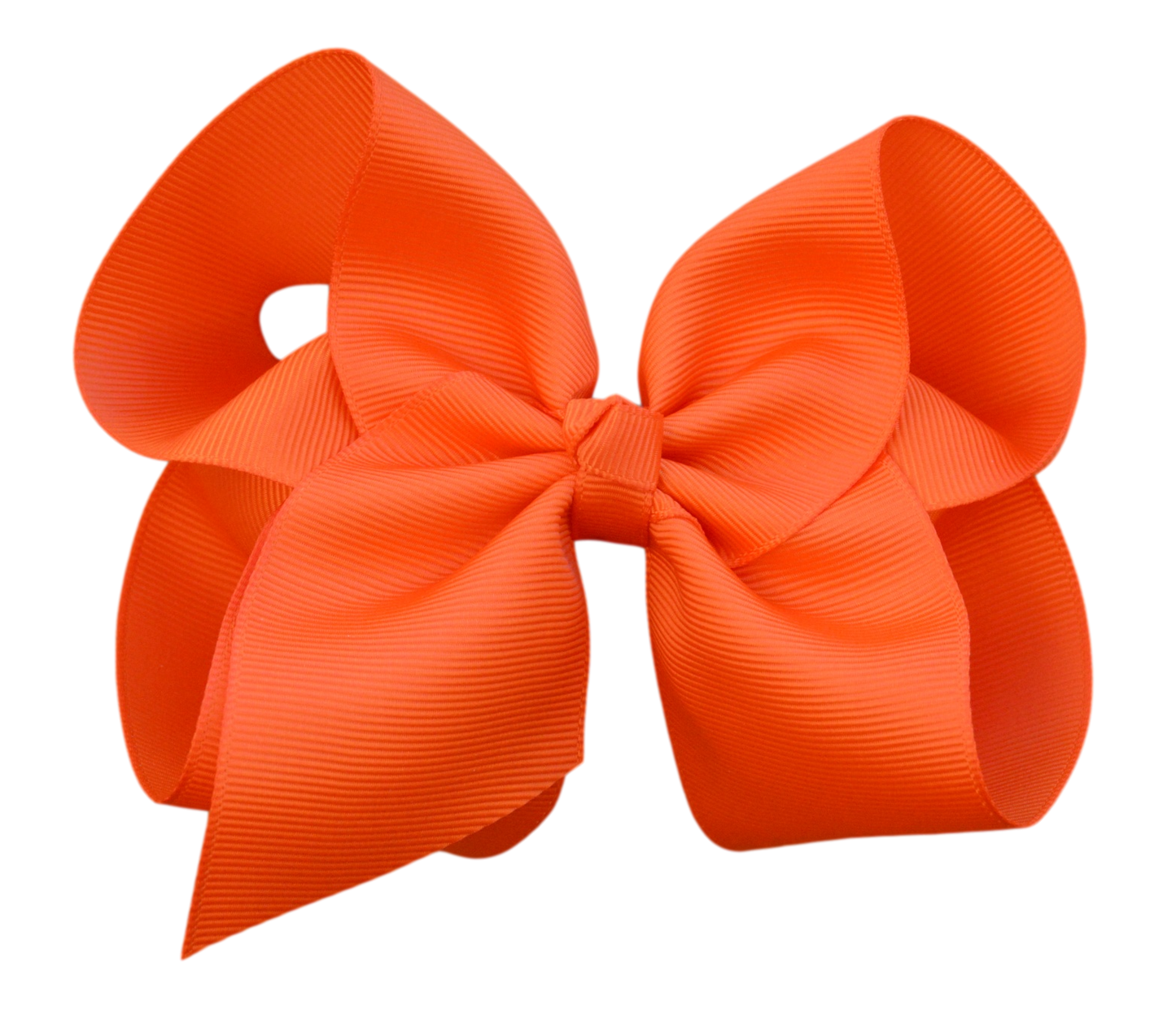 4 inch Solid Grosgrain Bow: Yellow / 4 Inch