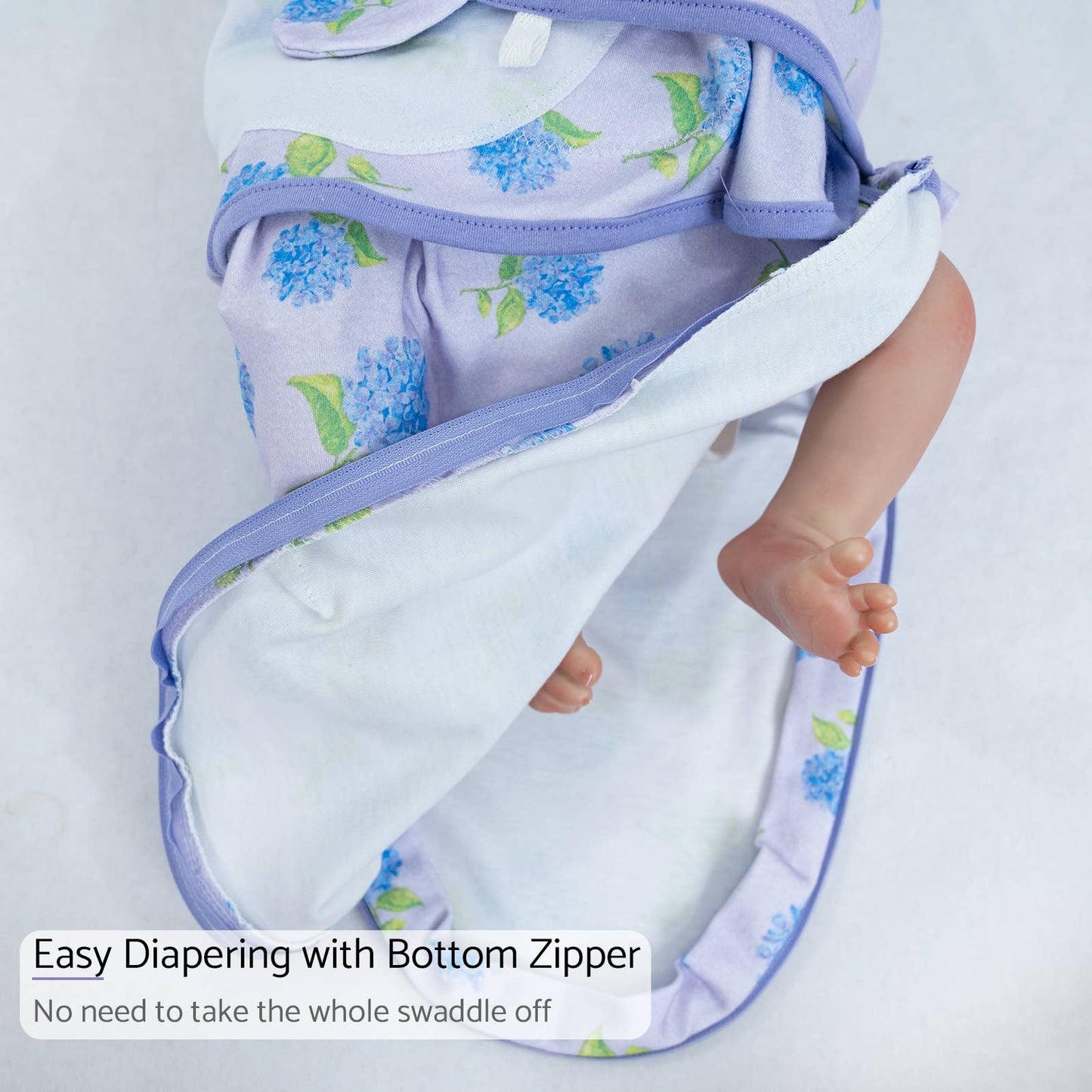 You Had Me at Hydrangea Baby Sleep Swaddle