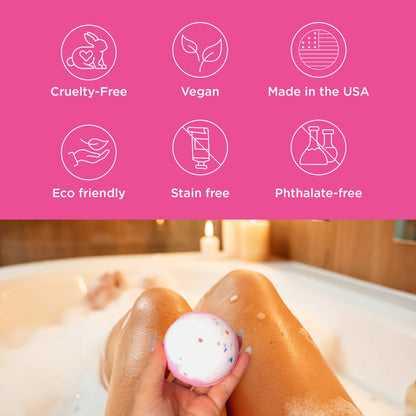 1 Pack Birthday Cake Bath Bomb